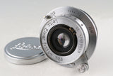 Leica Leitz Elmar 35mm F/3.5 Lens for Leica L39 #62051T