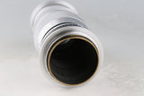 Leica Leitz Elmar 90mm F/4 Lens for Leica L39 #62140T