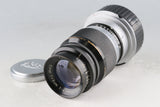 Leica Leitz Elmar 90mm F/4 Lens for Leica L39 + LM Ring #62296T