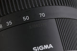 Sigma C 17-70mm F/2.8-4 DC Lens for Canon EF #62599F5