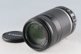 Canon EF-S 55-250mm F/4-5.6 IS Lens #62600G21