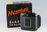 Mamiya RB 6×4.5 120 Roll Film Back Holder With Box #62808L8