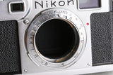 Nikon S2 + Nikkor-S.C 50mm F/1.4 Lens #63017D2