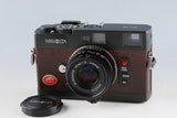 Minolta CLE ZSZ 50th Anniversary Model + M-Rokkor 40mm F/2 Lens #63034D4