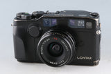 Contax G2 Black + Carl Zeiss Biogon T* 28mm F/2.8 Lens #63102D3