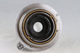 Leica Leitz Elmar 35mm F/3.5 Lens for Leica L39 #63108T