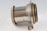 Leica Leitz Hektor 50mm F/2.5 Nickel Lens for Leica L39 #63155T