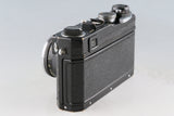 Nikon S3 Olympic Black Paint + Nikkor-S 50mm F/1.4 Lens #63267D3