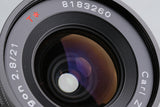 Contax Carl Zeiss Biogon T* 21mm F/2.8 Black Lens + Finder for G1/G2 #63272L8