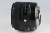 Sigma Art 30mm F/1.4 DC HSM Lens for Canon EF #63343F4