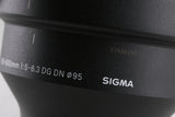 Sigma S 150-600mm F/5-6.3 DG DN OS Lens for Sony E-Mount With Box #63535L9
