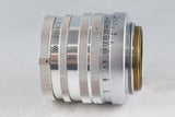 Chiyoko Super Rokkor 50mm F/2 C Lens for Leica L39 #63609C1