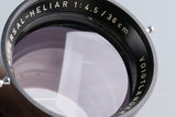 Voigtlander Braunschweig Universal-Heliar 360mm F/4.5 Lens With Box #63660L8