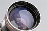 Leica Leitz Summitar 50mm F/2 Lens for Leica L39 #63782T