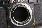 Nikon S2 Black Paint + Nikkor-S.C 50mm F/1.4 Lens #63983D1
