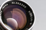 Nikon S2 Black Paint + Nikkor-S.C 50mm F/1.4 Lens #63983D1
