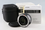 Sigma TC-1401 Tele Converter 1.4x for Canon EF With Box #63991L7