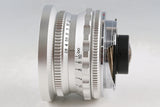 Contax Carl Zeiss Biogon T* 21mm F/2.8 Lens Modified to Leica M Mount #64133E6