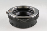 Fujifilm Leica M Mount Adapter for X Mount #64189F2