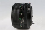Canon FD 50mm F/1.4 Lens #64246F4