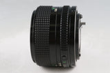 Canon FD 50mm F/1.4 Lens #64246F4