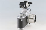 Zorki-3M + Jupiter-8M 50mm F2 Lens + Viewfinder #64770D3