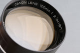 Canon 100mm F/2 Lens for Leica L39 #64781C1