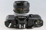 Canon EF + FD 50mm F/1.4 S.S.C. Lens #65165D3