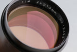 Mamiya-Sekor C 210mm F/4 Lens for Mamiya 645 #65166E6