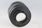 Contax Carl Zeiss Planar T* 85mm F/1.4 AEG Lens for C/Y Mount #65239A2