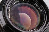 Nikon FM2 + Nikkor 50mm F/1.4 Ai Convert Lens #65347D4