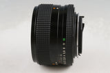 Contax Carl Zeiss Planar T* 50mm F/1.4 MMJ Lens for CY Mount #65439A2