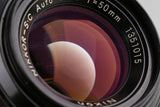 Nikon Nikkor-S.C Auto 50mm F/1.4 Non-Ai Lens #65750A4