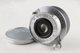 Leica Leitz Elmar 35mm F/3.5 Lens for Leica L39 #65791T