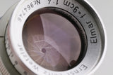 Leica Leitz Elmar 90mm F/4 Lens for Leica L39 #65826T