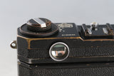 Nikon S2 Black Paint + Nikkor-S 50mm F/1.4 Lens #65867D2
