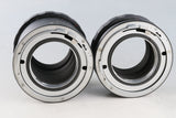 Mamiya Extention Tube No.1 45mm + No.2 82mm #66066E6