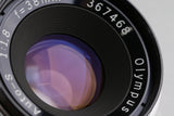 Olympus Pen-FT + F. Zuiko Auto-S 38mm F/1.8 Lens #66104D5