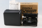Contax 220 Vacuum Film Insert MFB-1B With Box #66356L7