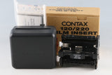 Contax 120/220 Film Insert MFB-1A With Box #66357L7