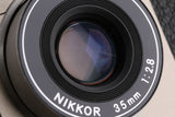 Nikon 35Ti 35mm Point & Shoot Film Camera #66444 D5